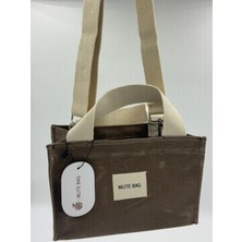 Mutebag Cookie Mini Mumlu Kanvas Kadın Omuz ve El Çantası