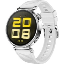 Novstrap Huawei Watch Gt4 41MM Gt5 41MM ile Uyumlu Kordon (18MM Pimli) Lansman Prizma Silikon Kayış