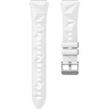 Novstrap Huawei Watch Gt4 41MM Gt5 41MM ile Uyumlu Kordon (18MM Pimli) Lansman Prizma Silikon Kayış