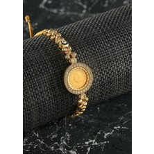 Sefa Gold 22 Ayar Yeni Tarih Çeyrekli Bileklik