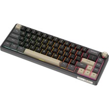 Royal Kludge R65 65% Kablolu Us Gaming Klavye (Siyah)