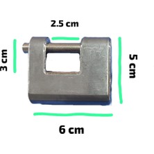 Bijutek Yassı Milli Asma Kilit 60 mm