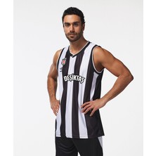 Beşiktaş Basketbol Erkek Alternatif Çubuklu Forma 2024/25