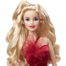 Barbie 2022 Mutlu Yıllar Bebeği (Dalgalı Sarı Saçlı), Bebek Standı, 6 Yaş ve Üzeri HBY03