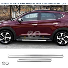 Ebal Oto Hyundai Tucson Krom Yan Kapı Çıtası 4 Prç. 2015 ve Üzeri P.çelik