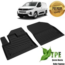 Opel Combo Havuzlu Paspas Ön Iki Parça Siyah 4d 2019 2020 2021 2022 2023 2024