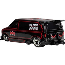 Hot Wheels Batman 1985 Chevy Astro Van Batmobile Cast Model Araba - Ölçek 1:64 - Uzunluk 7 cm Pop Cu