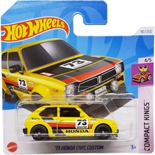 Hot Wheels - ´73 Honda Civic Custom - Compact Kings 4/5 - HTC19 - Short Card - Motul - Bridgestone -
