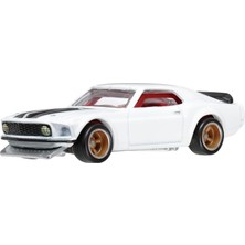 Hot Wheels Oyuncak Araba, Premium Hızlı ve Öfkeli 1:64 Ölçekli Döküm Ford Mustang Boss, Koleksiyoner