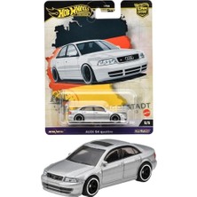 Hot Wheels Premium Car Culture Audi S4 Quattro Metal Gövde 8 cm Ölçekli Gerçekçi Detaylarla Tasarlanmış Model