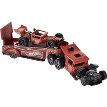 Hot Wheels Taşıyıcı Tırlar, Enerjik Ayrıntılarla Dolu Spor Arabalı Süper Tırlar, BDW51