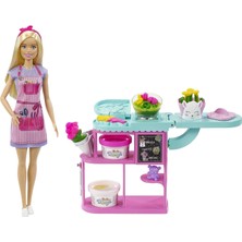 Barbie Çiçekçi Bebek ve Oyun Seti, 3 Yaş ve Üzeri, GTN58