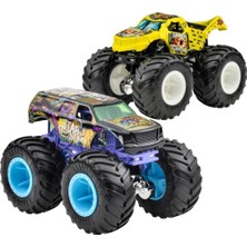 Hot Wheels Monster Trucks 1:64 Güçlü Ikili Arabalar Totaled - Crate Danger FYJ64-HWN57