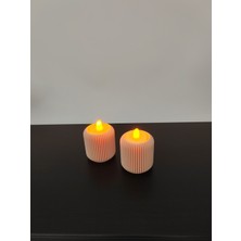 Stilcraft Modern Tealight LED Mumluk 2'li Set