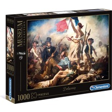 Clementoni - 1000 Parça Museum Collection Yetişkin Puzzle - Delacroix “liberty Leading The People”