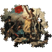 Clementoni - 1000 Parça Museum Collection Yetişkin Puzzle - Delacroix “liberty Leading The People”