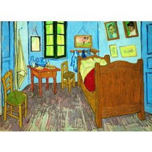 Clementoni - 1000 Parça Museum Collection Yetişkin Puzzle - Van Gogh “bedroom In Arles"