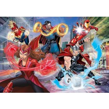 Clementoni - 104 Parça Glitter Puzzle - Avengers - 20347