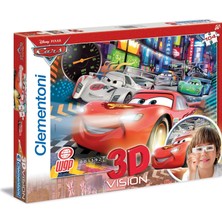 Clementoni Pixar Cars 2 3 Boyutlu 104 Parça Puzzle Renkli 3