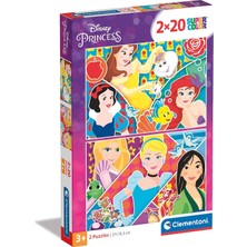 Clementoni - 2X20 Parça Puzzle - Princess