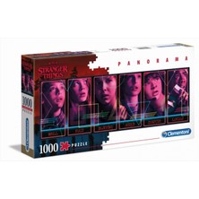 Clementoni - 39548 - Stranger Things Panorama Yetişkin Puzzle - 1000 Parça