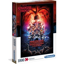 Clementoni - 1000 Parça Stranger Things Yetişkin Puzzle - 2