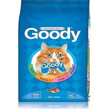 Goody 15 kg Kedi Maması Balık Etli