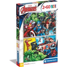 Clementoni - 2X60 Parça Puzzle - Avengers