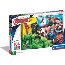 Clementoni - 104 Parça Puzzle - Avengers - 1