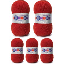 Nako 5 Adet Festival Simli Örgü ipi Yünü Renk NO:237