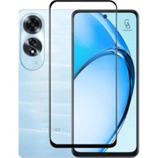 Coolacs Oppo A60 ile Uyumlu Telefon Kılıfı ve 5d Tam Kaplayan Cam Ekran Koruyucu