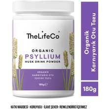 TheLifeCo Organik Psyllium - Karnıyarık Otu İçecek Tozu 180g