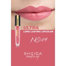 Sheida Ultra Long Lastıng Lıpcolor (Likit Ruj) No:04