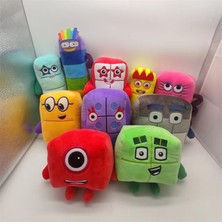 Mlhbcy Çocuk Aydınlanma Animasyonu Numberblocks Peluş Oyuncak Bebek (Yurt Dışından)