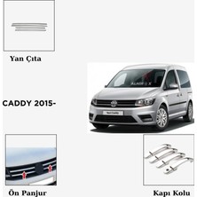 Alminox Oto Aksesuar Caddy 2015- Yan Çıta-Ön Panjur-Kapı Kolu Set