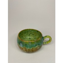 Aurum Collection - Forest Handmade 24K Altın Detaylı Fincan