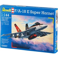 Revell Model Kit F/A-18E Super Hornet 1:144 03997 Uçak Maketi, 3  Yaş Için