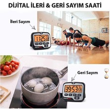 ThermoPro TM01 Mutfak,spor, Ders Alarmlı Işıklı Kronometre, Geri Sayım Sayacı ve Dijital Saat