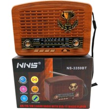 Nns NS-3359BT Sd/usb/fm Nostalji Bluetooth Speaker