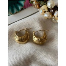 Mrs Flower Çelik Snaky Küpe