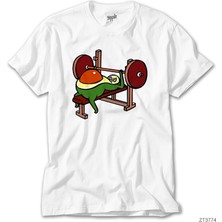 Wakha Avokado Fitness Beyaz Tişört
