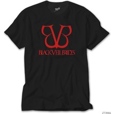 Wakha Black Veil Brides Band Logo Siyah Tişört