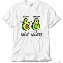 Wakha Avokado Avokadon't Beyaz Tişört