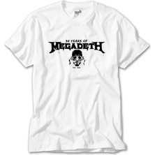 Wakha Megadeth 35 Years Of Beyaz Tişört