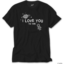 Wakha I Love You Astranot Siyah Tişört