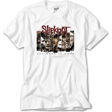 Wakha Slipknot All Hope Is Gope Beyaz Tişört