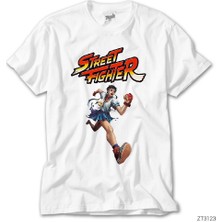 Wakha Street Fighter Sakura Beyaz Tişört