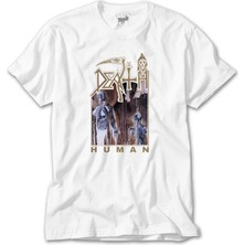 Wakha Death Human 2 Beyaz Tişört