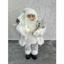 Tunç Noel Baba 60 cm  Dekoratif Yılbaşı  Süs