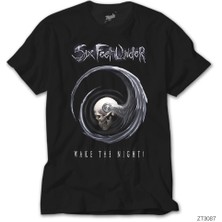 Wakha Six Feet Under Wake The Night Siyah Tişört